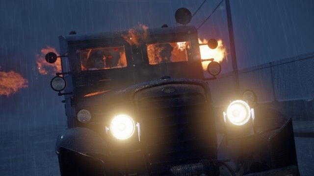 Take out the windshield armor / Throw molotovs at the truck