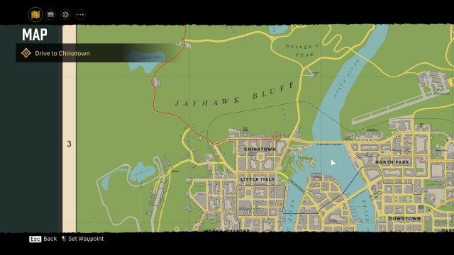 Get in the car / Drive to Chinatown / Swap the cars