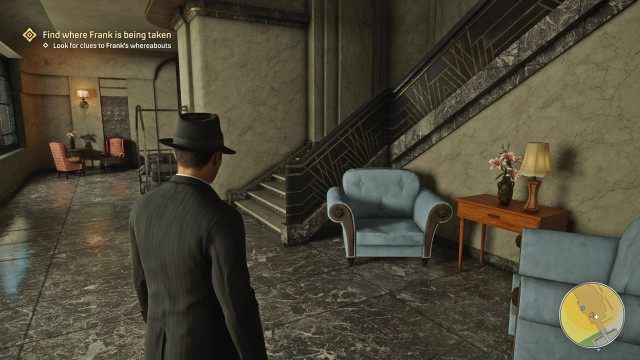 Find where Frank is being taken