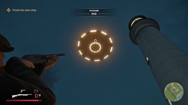 Finish the alien ship