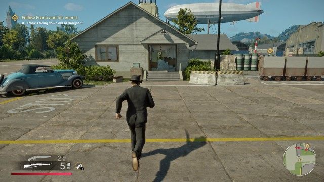 Follow Frank and his escort