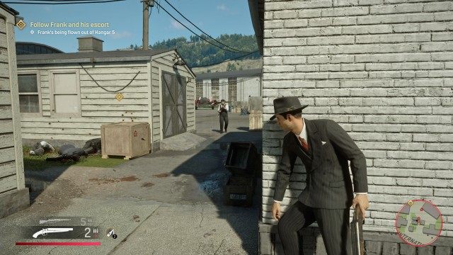 Follow Frank and his escort