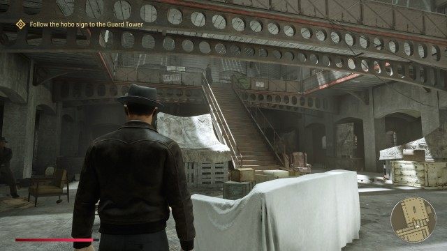 Follow the hobo sign to the Guard Tower