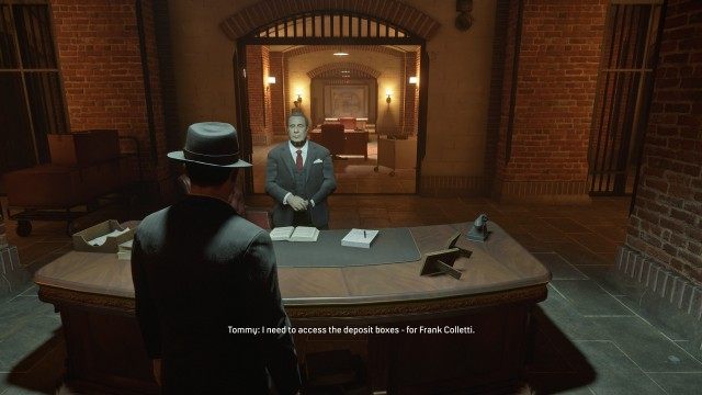 Get the account books from the bank / Find the safety deposit boxes downstairs