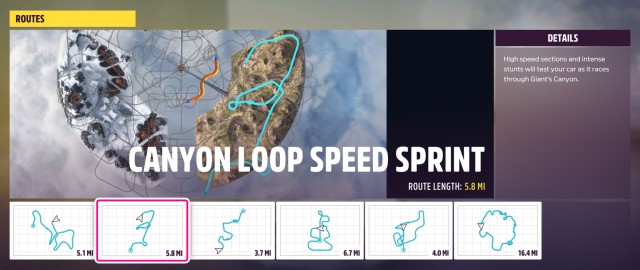 Canyon Loop Speed Sprint (S1)
