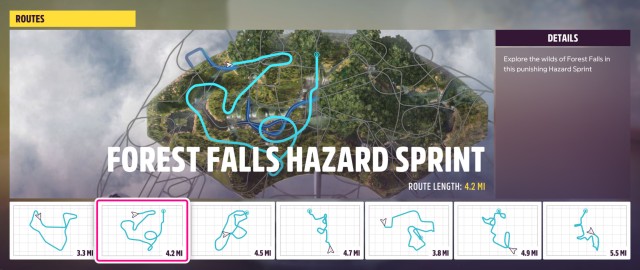 Forest Falls Hazard Sprint (B)