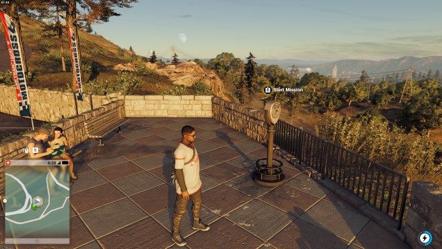 Meet Jimmy near the New Dawn temple