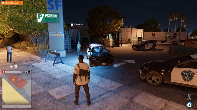 Steal the car