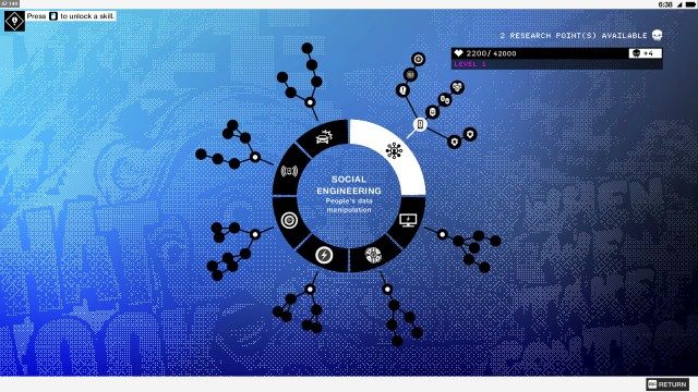 Unlock a Skill using the ./Research App