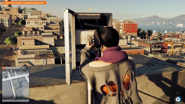 Hack into Dusan's assistant apartment