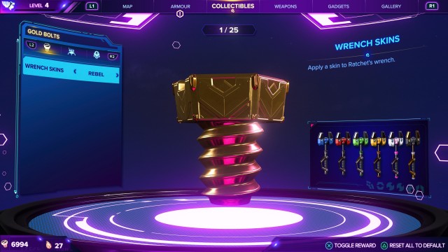Gold Bolts