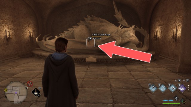 Field Guide Page (Sleeping Dragon Statue)