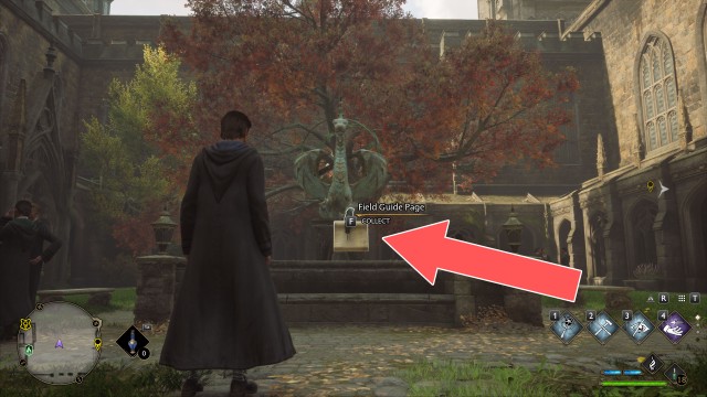Field Guide Page (Wyvern Fountain)