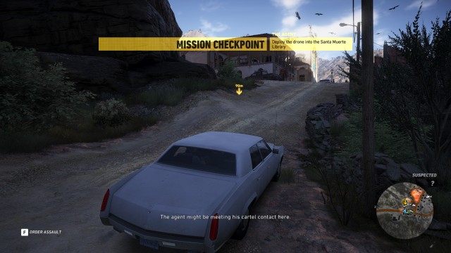 Deploy the drone into the Santa Muerte Library