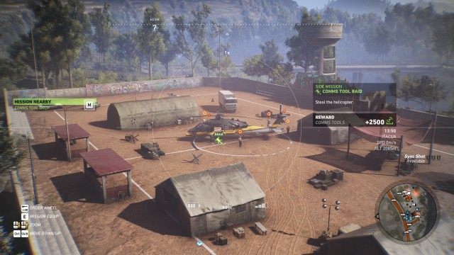 Steal the helicopter