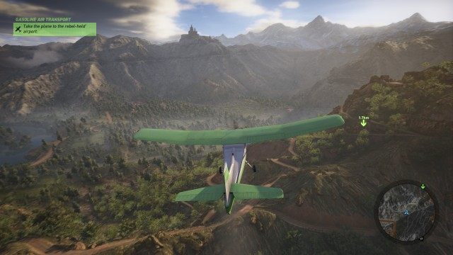 Take the plane to the rebel-held airport