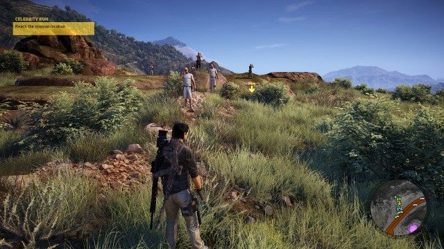 Reach the mission location