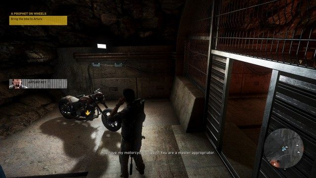 Bring the bike to Arturo