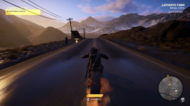 Bring the bike to Arturo