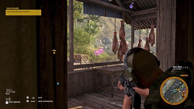 Clear the extraction location