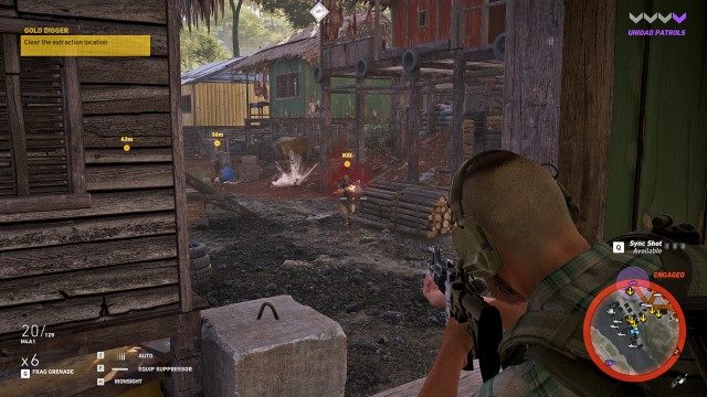 Clear the extraction location