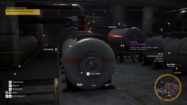 Destroy the Extranjeros equipment