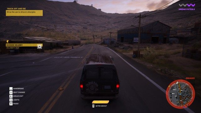 Drive the van to Arturo's disciples