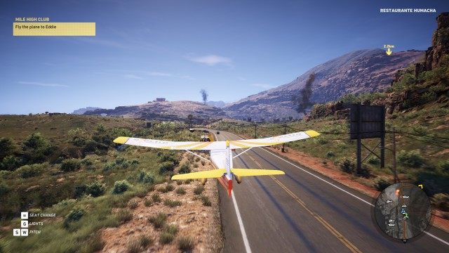 Fly the plane to Eddie