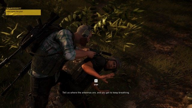 Interrogate the pilot