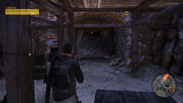Locate the Sin Alma underground camp