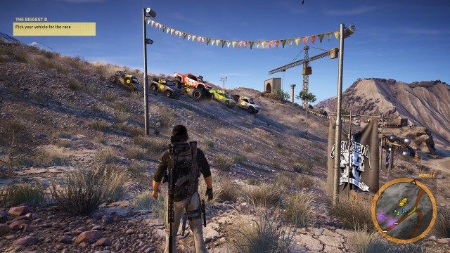 Pick your vehicle for the race