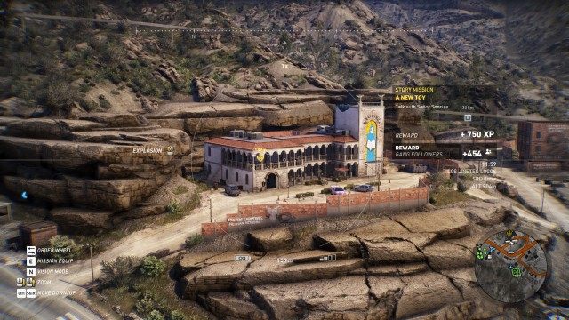 Reach the mission location