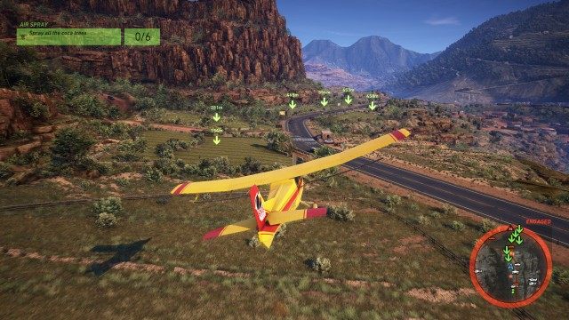 Spray all the coca trees (xY)