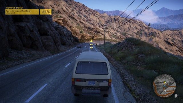 Spy on the target without being discovered [0 - 100%]