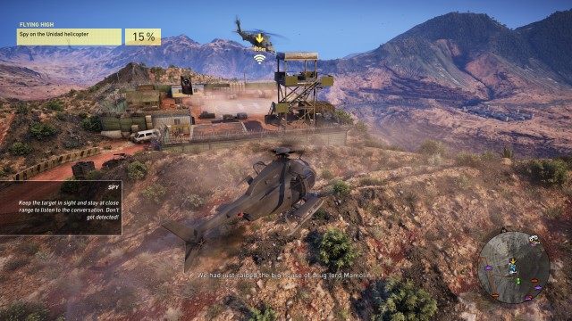 Spy on the Unidad helicopter [0 - 100%]