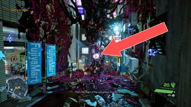 Find a way to purge the corruption / Destroy the heart of the corruption