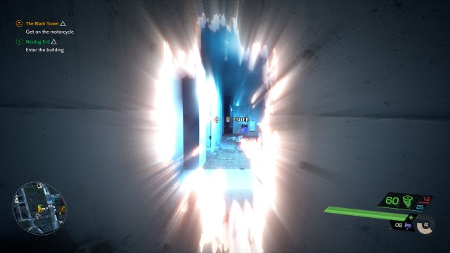 Enter the building