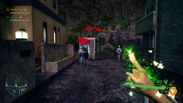 Find the female mask / Defeat all enemies