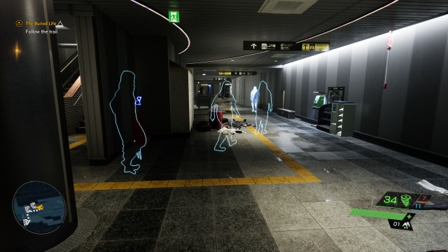 Investigate the surrounding area with Spectral Vision / Follow the trail