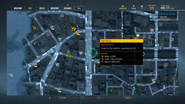 Head to the location specified by KK