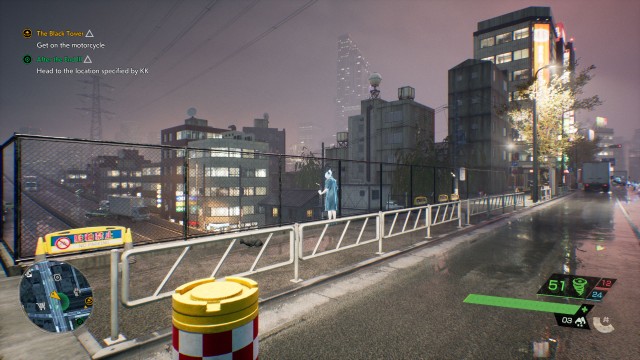 Head to the location specified by KK