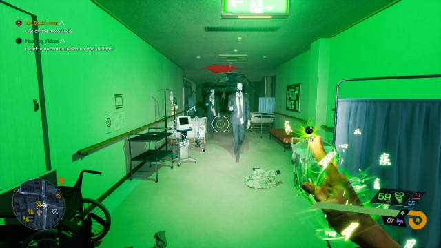 Head to the nurse station on the 3rd floor