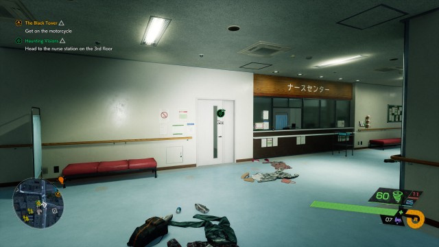 Head to the nurse station on the 3rd floor