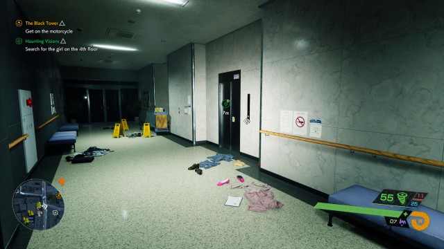 Check out the hospital / Search for the girl on the 4th floor