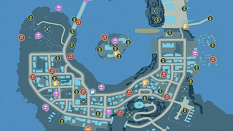 Bay City, Destroy All Humans! 2 Map