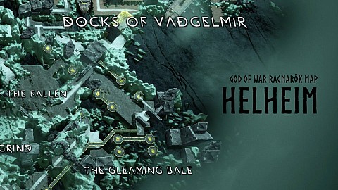 Helheim, God of War Ragnarök Map