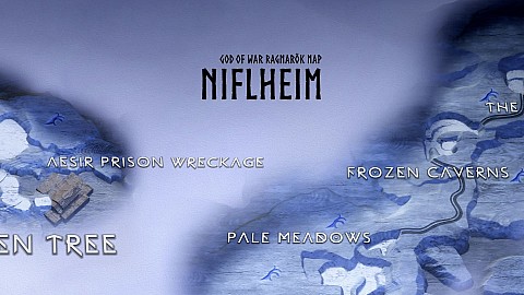 Niflheim, God of War Ragnarök Map