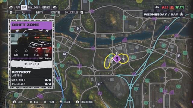 Lake Virgil Drift Zone 1/2