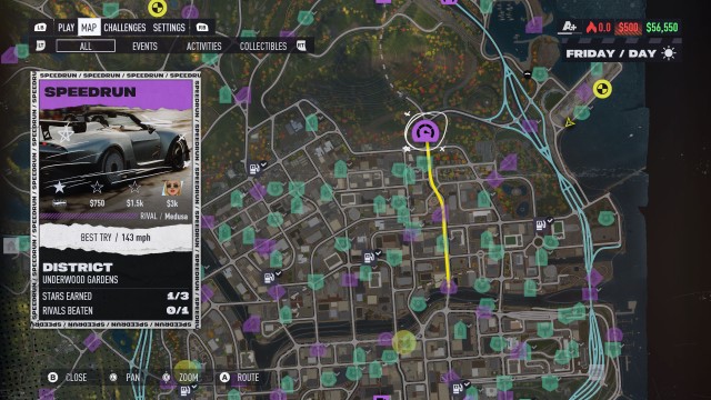 Underwood Gardens Speedrun 1/1 (A)