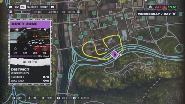 University Central Drift Zone 1/1